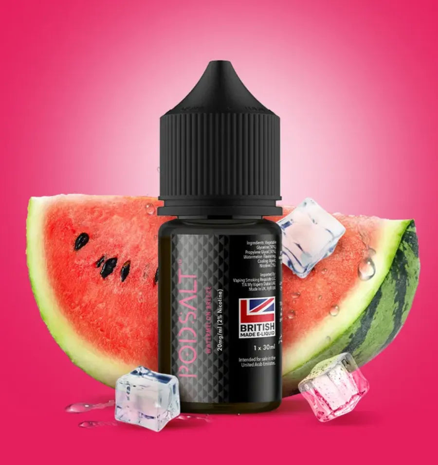 Watermelon Breeze  -Pod Salt Core Salt Nicotine 30ml E-liquid in Dubai, UAE