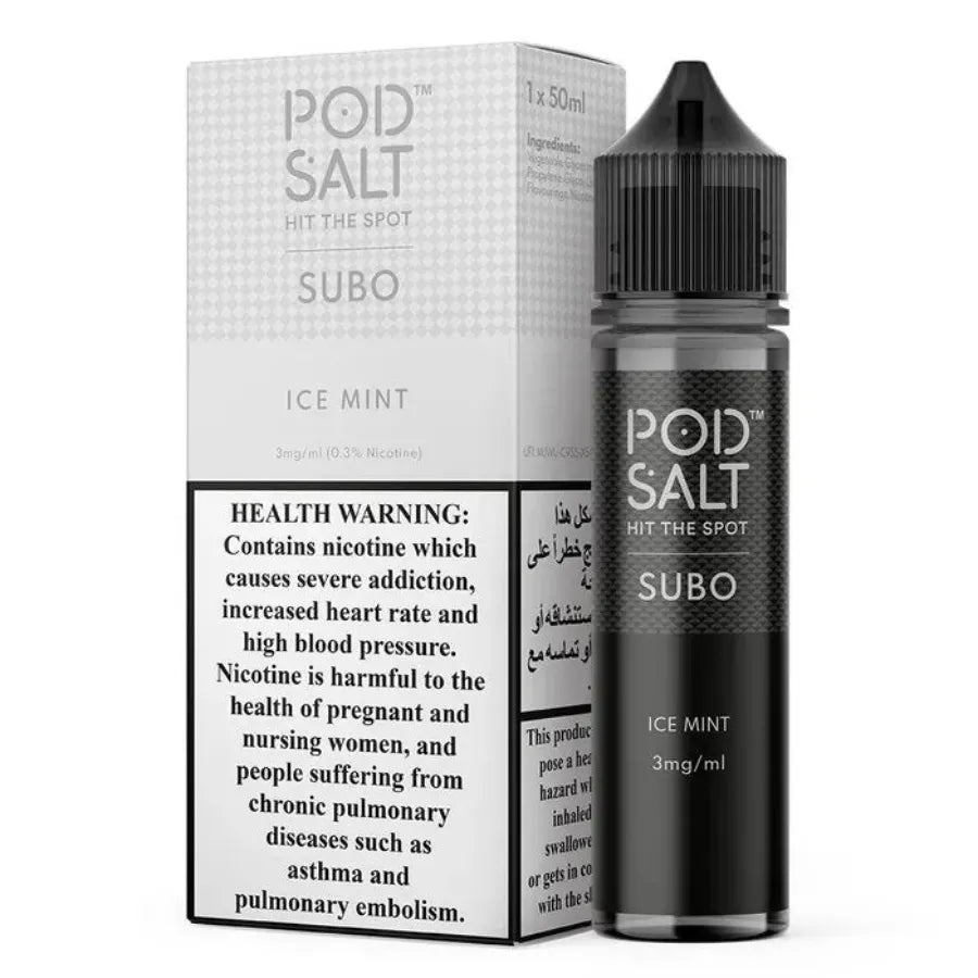 Ice Mint  - Pod Salt Subo 50ml Vape E-Liquid in Dubai, UAE