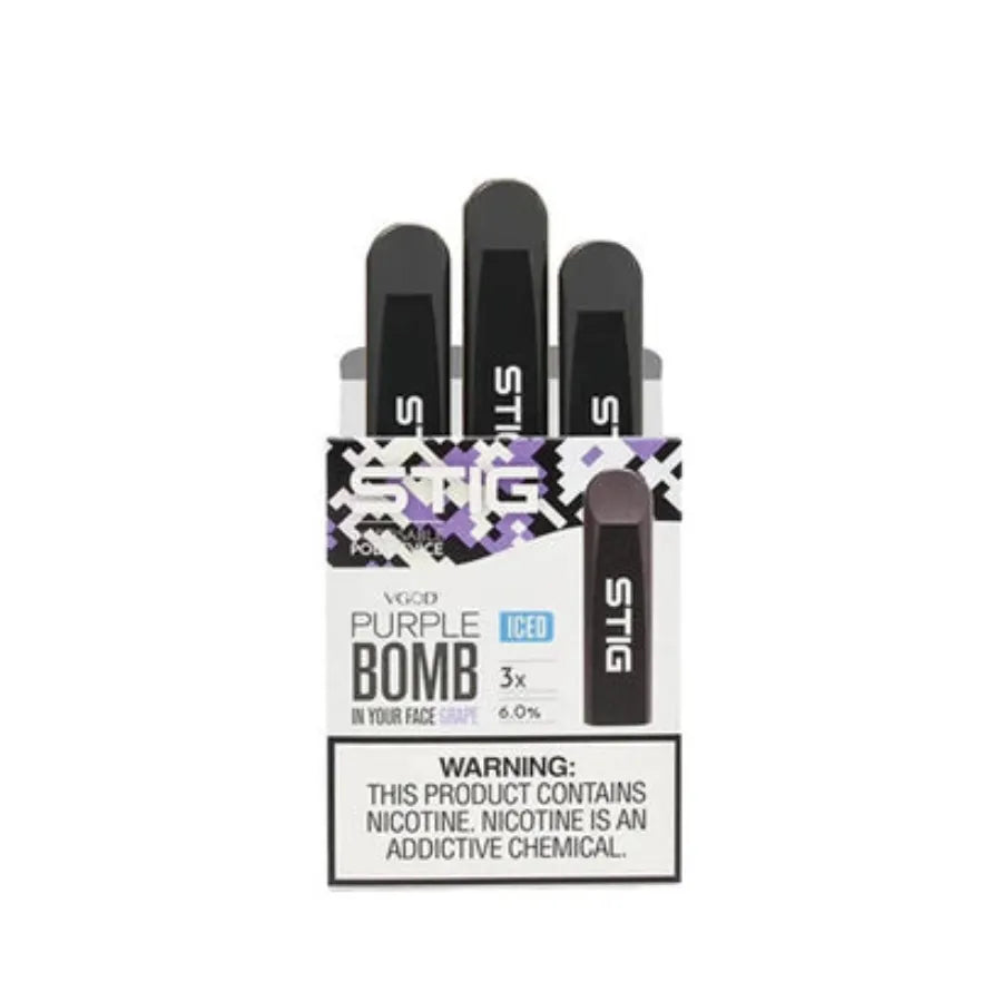 Purple Bomb -  VGOD STIG 60mg Nicotine Disposable Vape in Dubai, UAE 