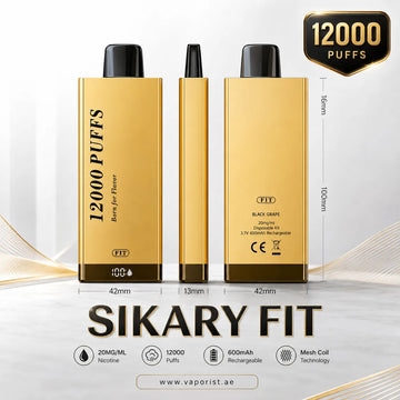  SIKARY FIT disposable vape 12000 PUFFS