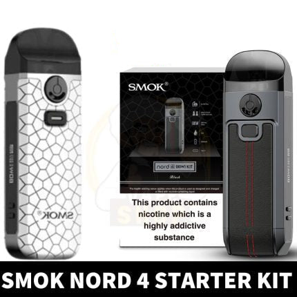 SMOK NORD 4 STARTER KIT VAPE POD (LEATHER SERIES)