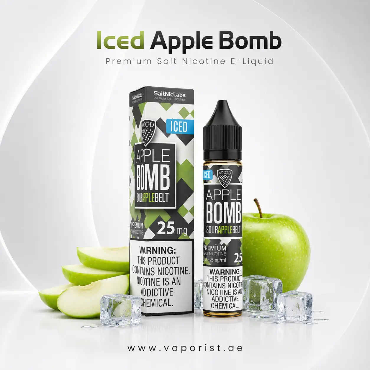 SalNiLabs Apple Bomb Iced e-liquid 