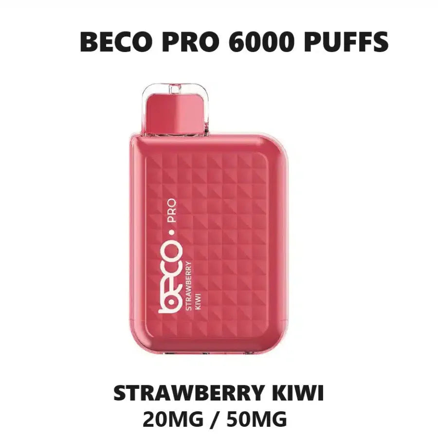  Strawberry Kiwi - BECO Pro 6000 Puffs Disposable Vape in Dubai, UAE