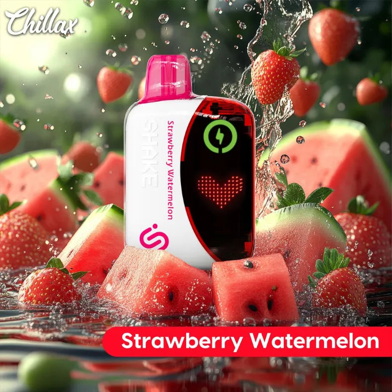 Strawberry  watermelon - Chillax Shake 22000 Puffs Disposable Vape 50mg in Dubai, UAE