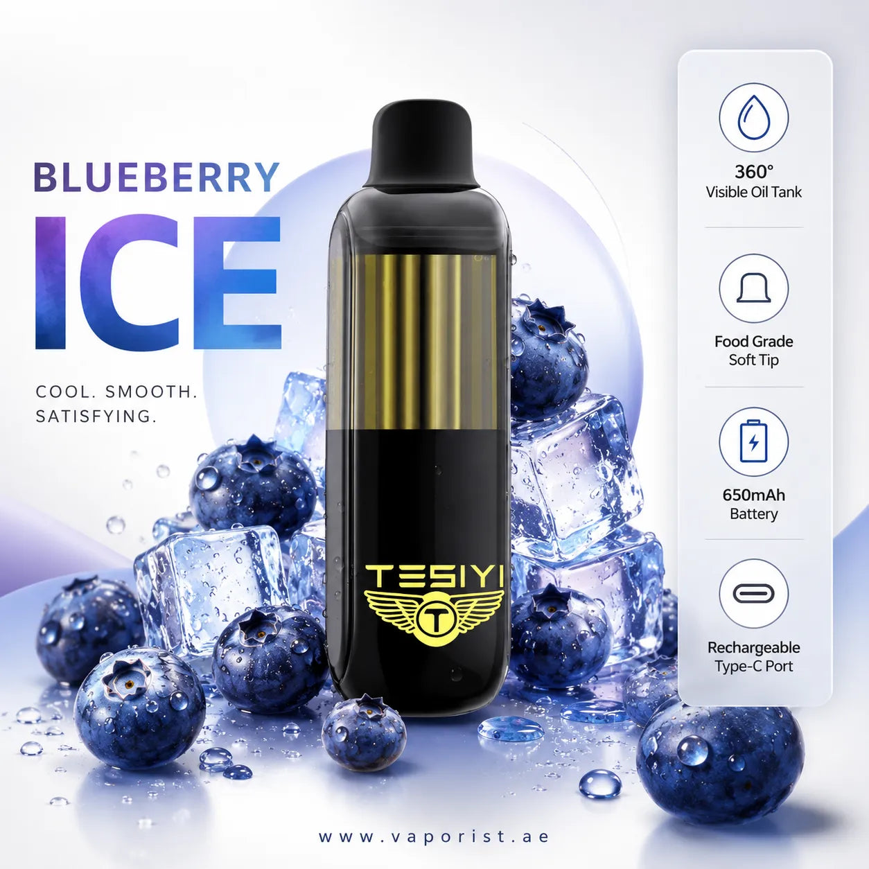TESIYI_disposable_vape_device blueberry ice