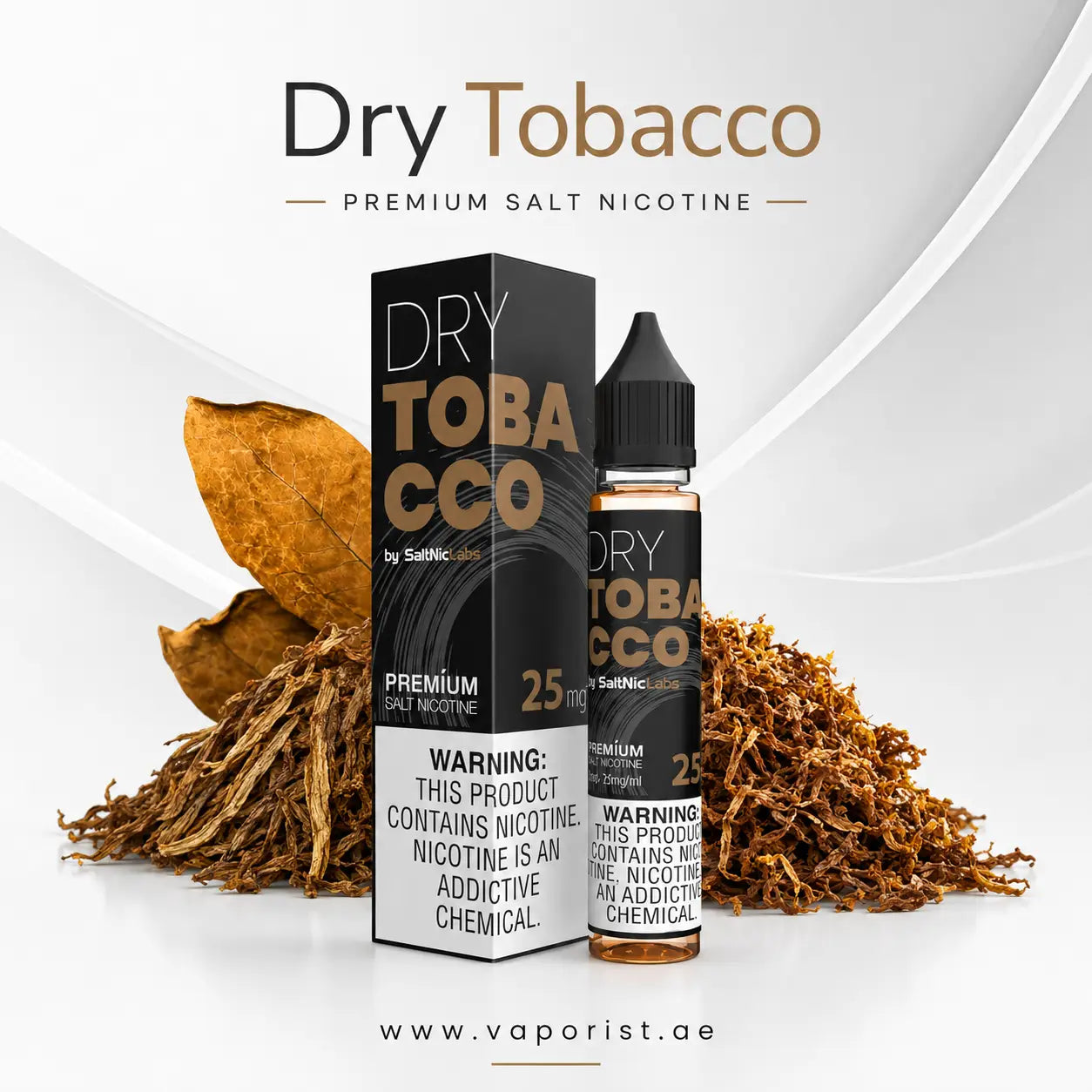  Tobacco Premium Salt Nicotine e-liquid 25 mg
