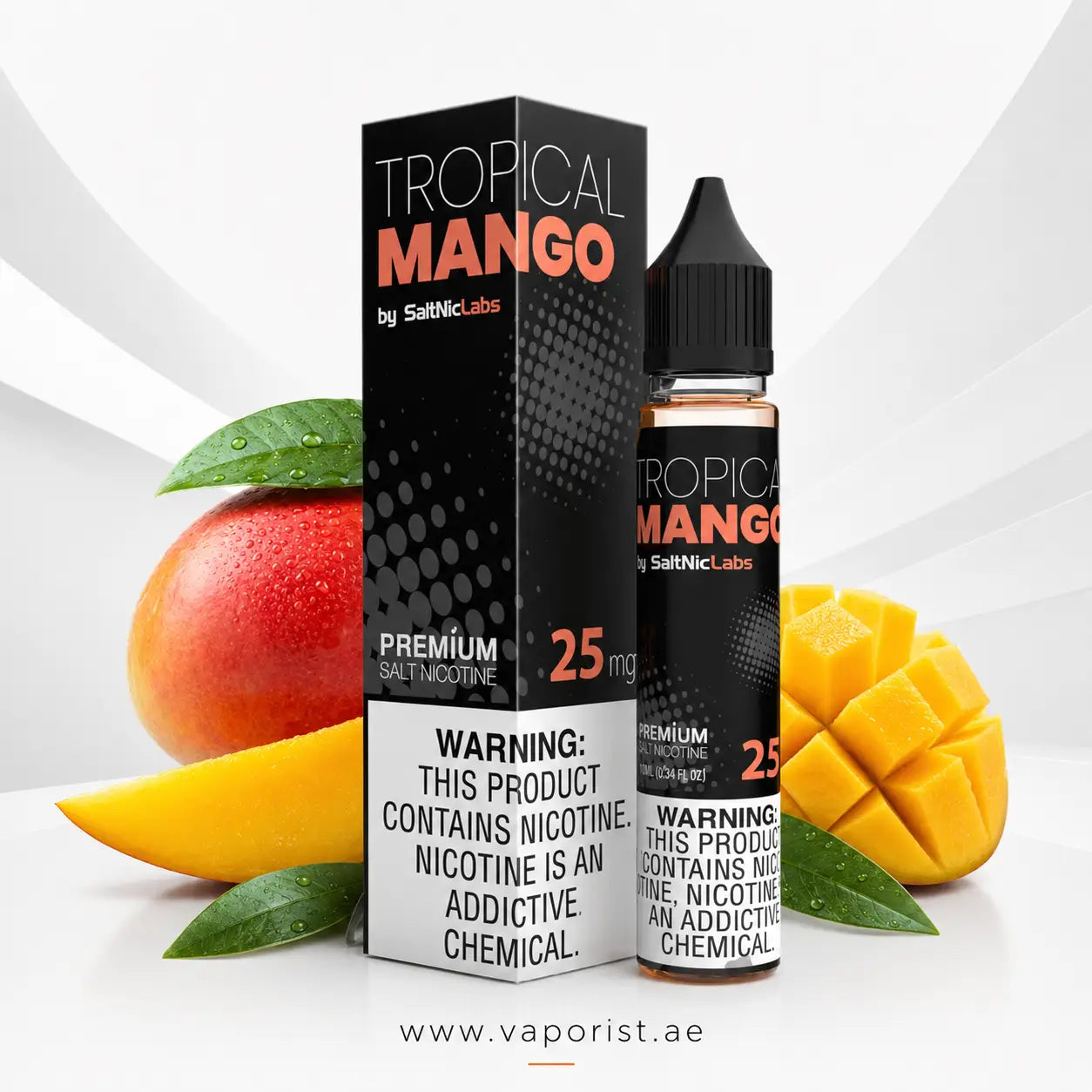 Tropical Mango e-liquid by SaltNicLabs
