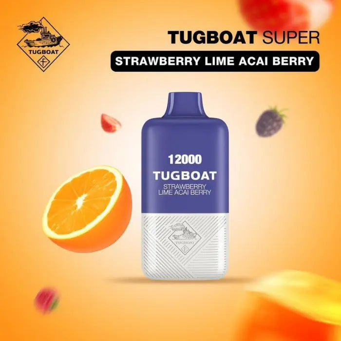 TugboatSuper12000Puffs-StrawberryLimeAcaiBerry
