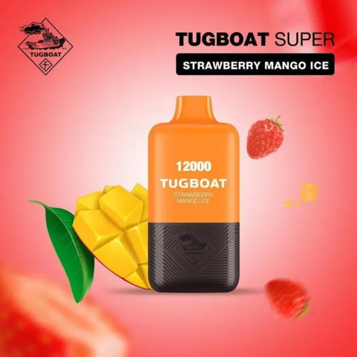 TugboatSuper12000Puffs-StrawberryMangoIce