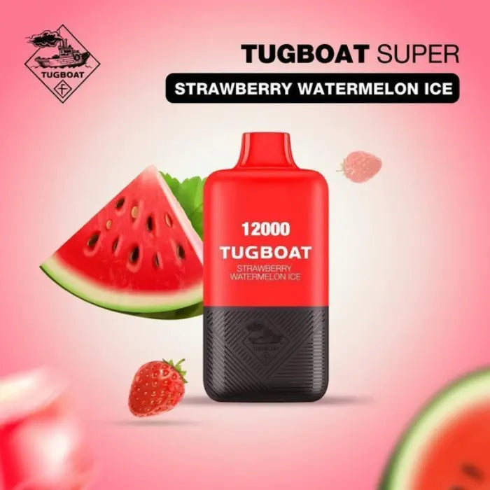 TugboatSuper12000Puffs-StrawberryWatermelonice