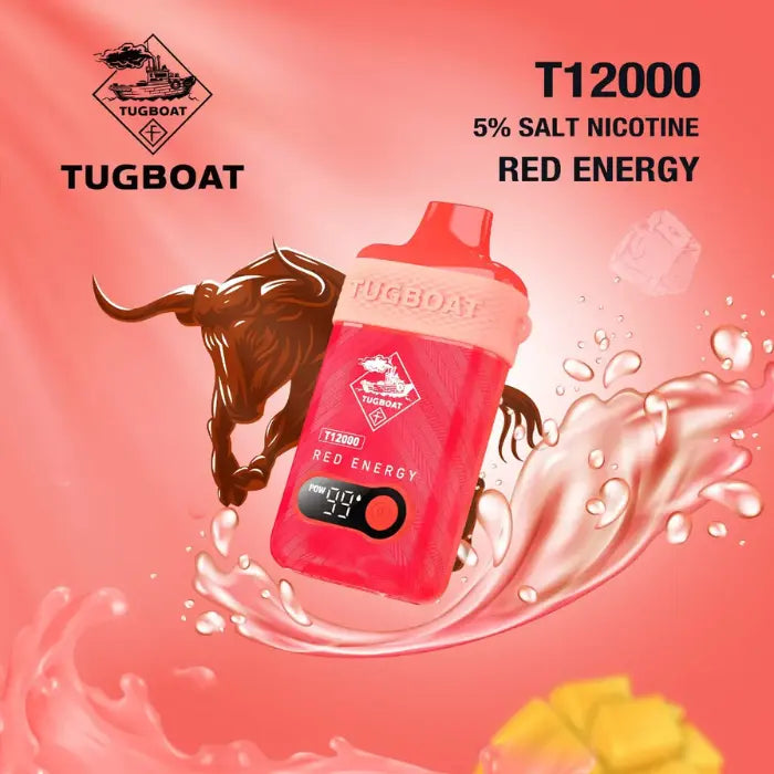 Tugboat T12000 50Mg Rechargeable Vape in Dubai