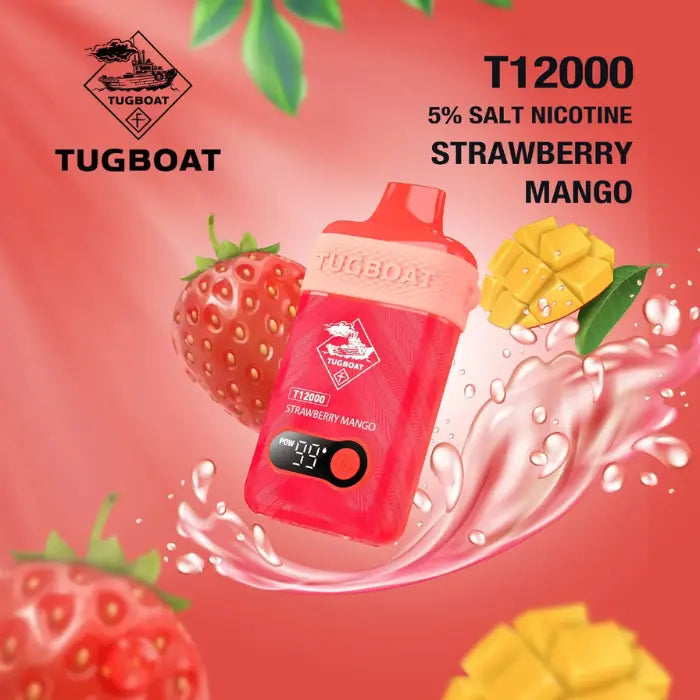 Tugboat T12000 50Mg Rechargeable Vape in Dubai