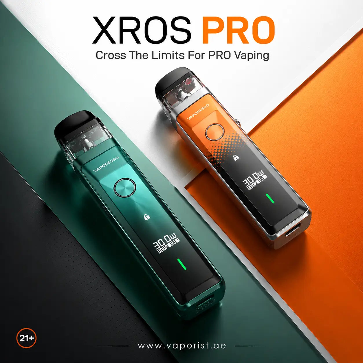 Two XROS PRO pod systems