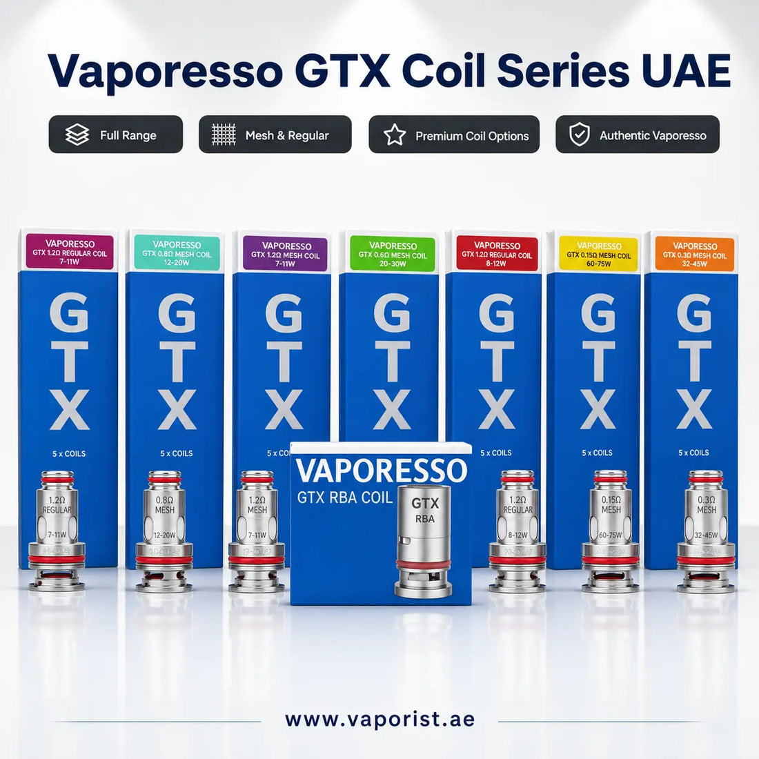Vaporesso GTX Coil Series UAE