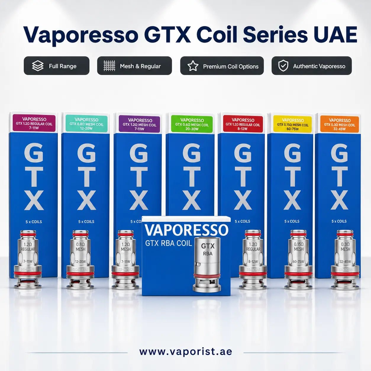 Vaporesso GTX Coil Series UAE