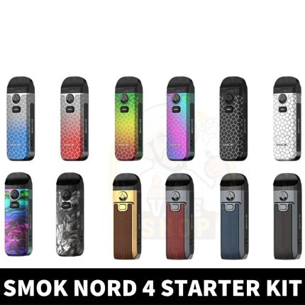SMOK NORD 4 STARTER KIT VAPE POD (LEATHER SERIES)
