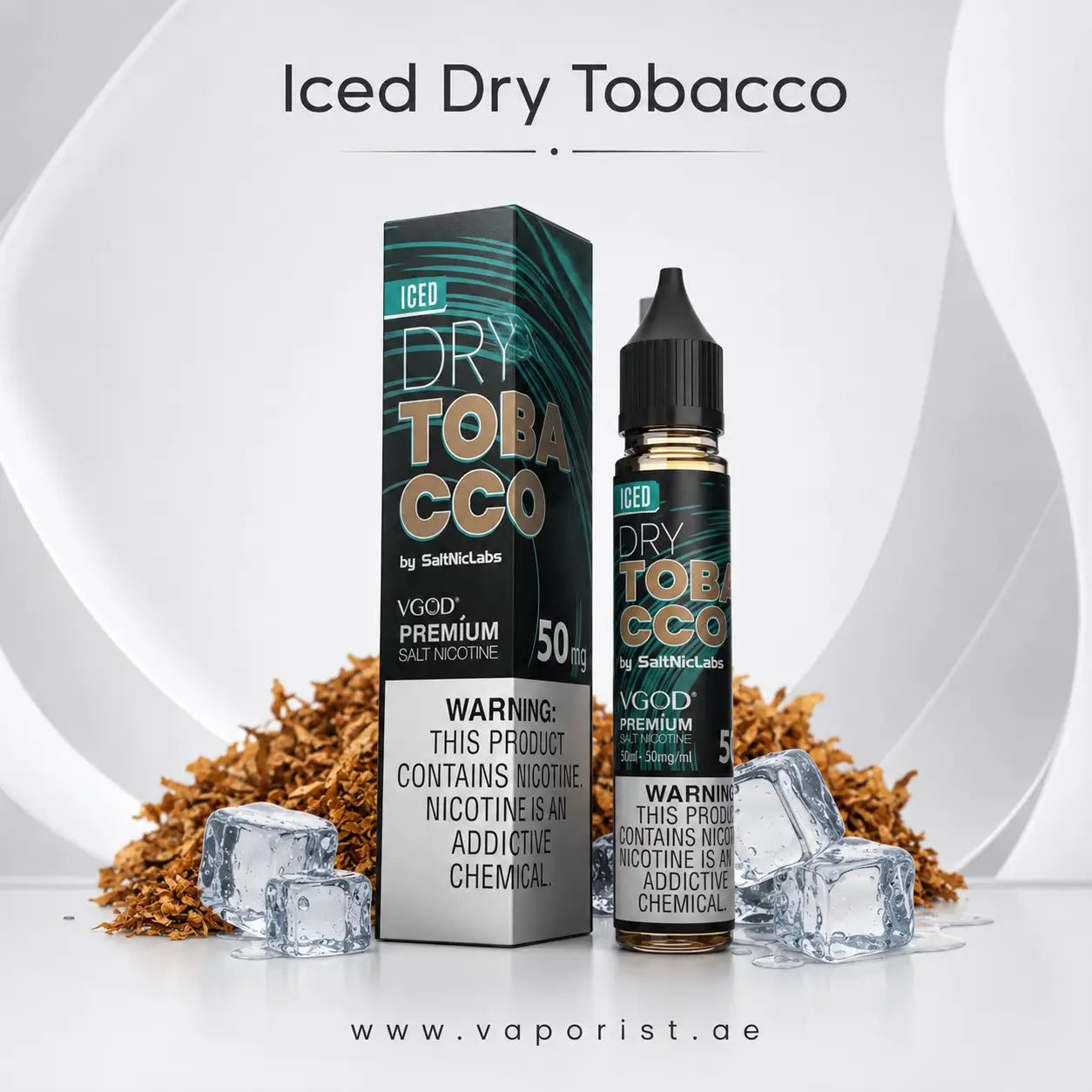 VGOD Salt Nic 30ml Vape Liquids UAE Iced dry tobacco