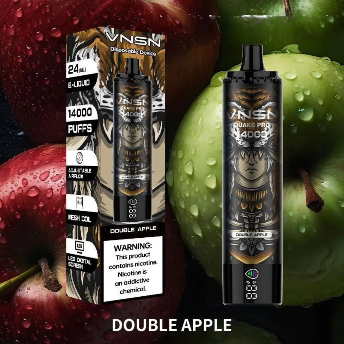 VNSN Quake Pro Disposable 50mg 14000 Puffs Rechargeable Vape