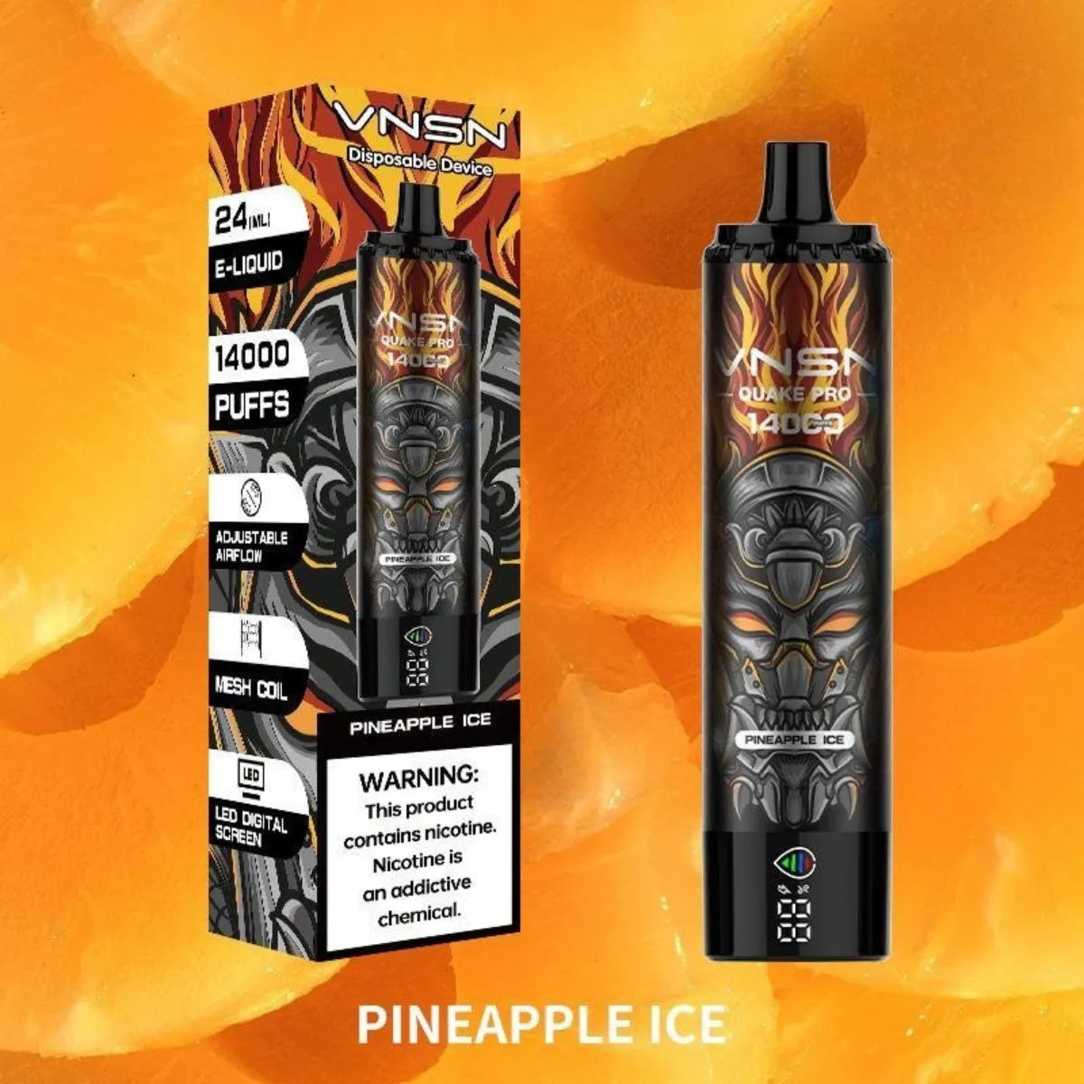 VNSN Quake Pro Disposable 50mg 14000 Puffs Rechargeable Vape