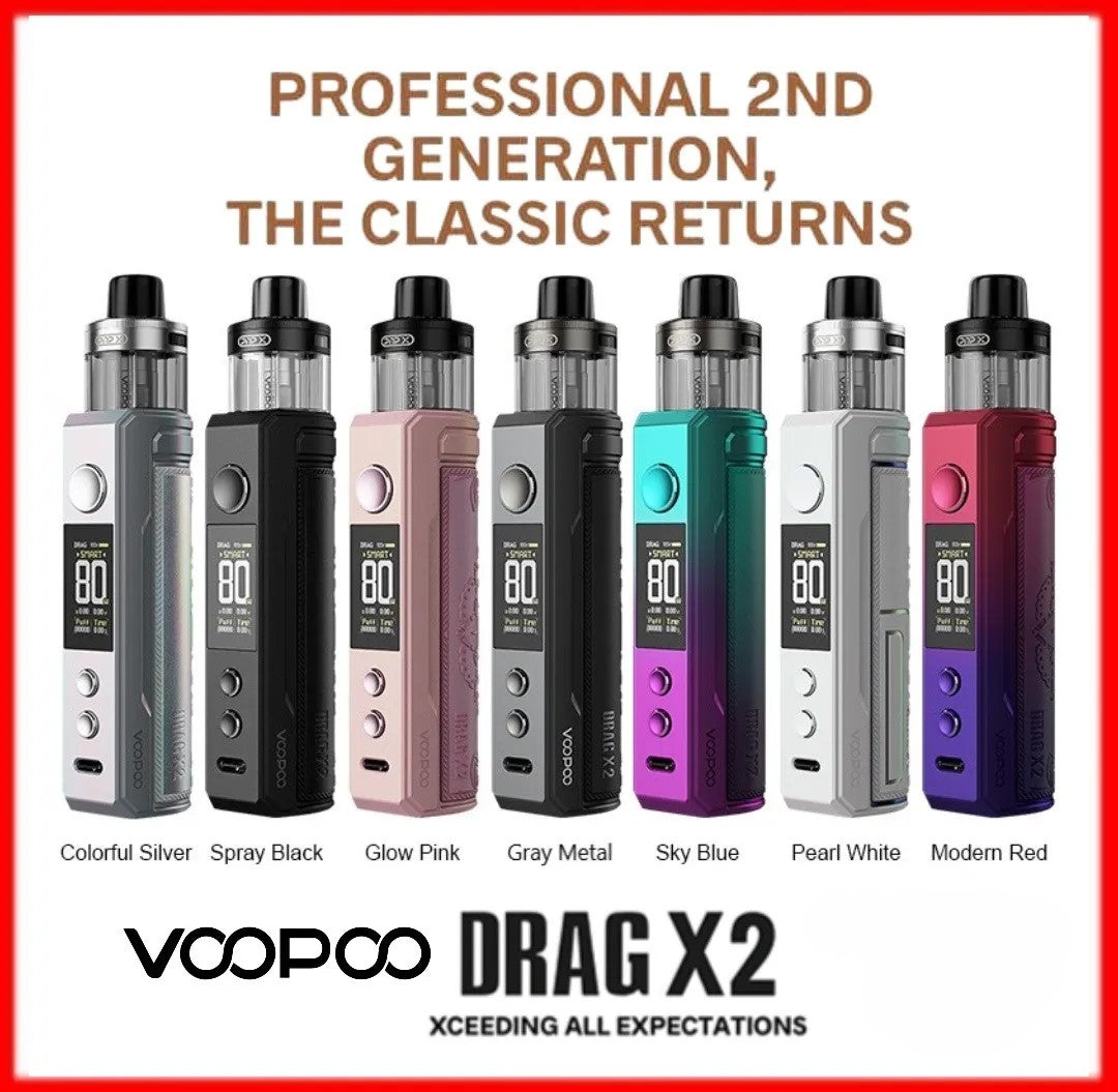 VOOPOO Drag X2 Vape Kit 80W In UAE