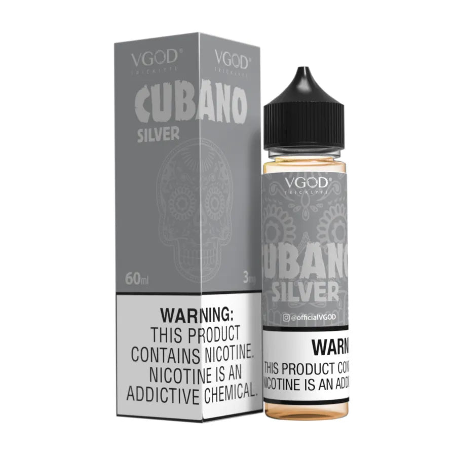 Vgod 60ml E-Liquid 3MG -Silver Cubano 
