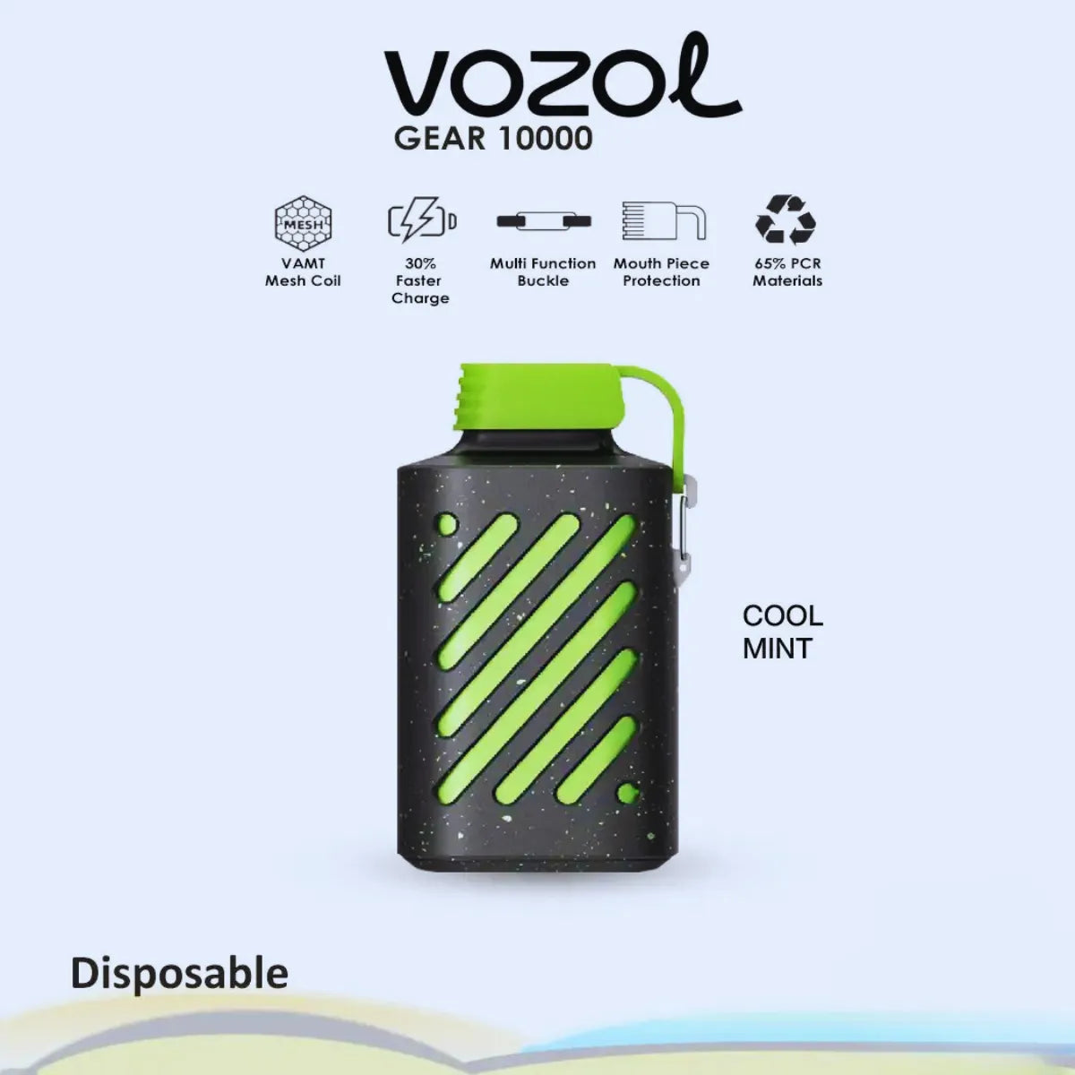 VOZOL GEAR 5% NICOTINE 10000 PUFFS DISPOSABLE VAPE