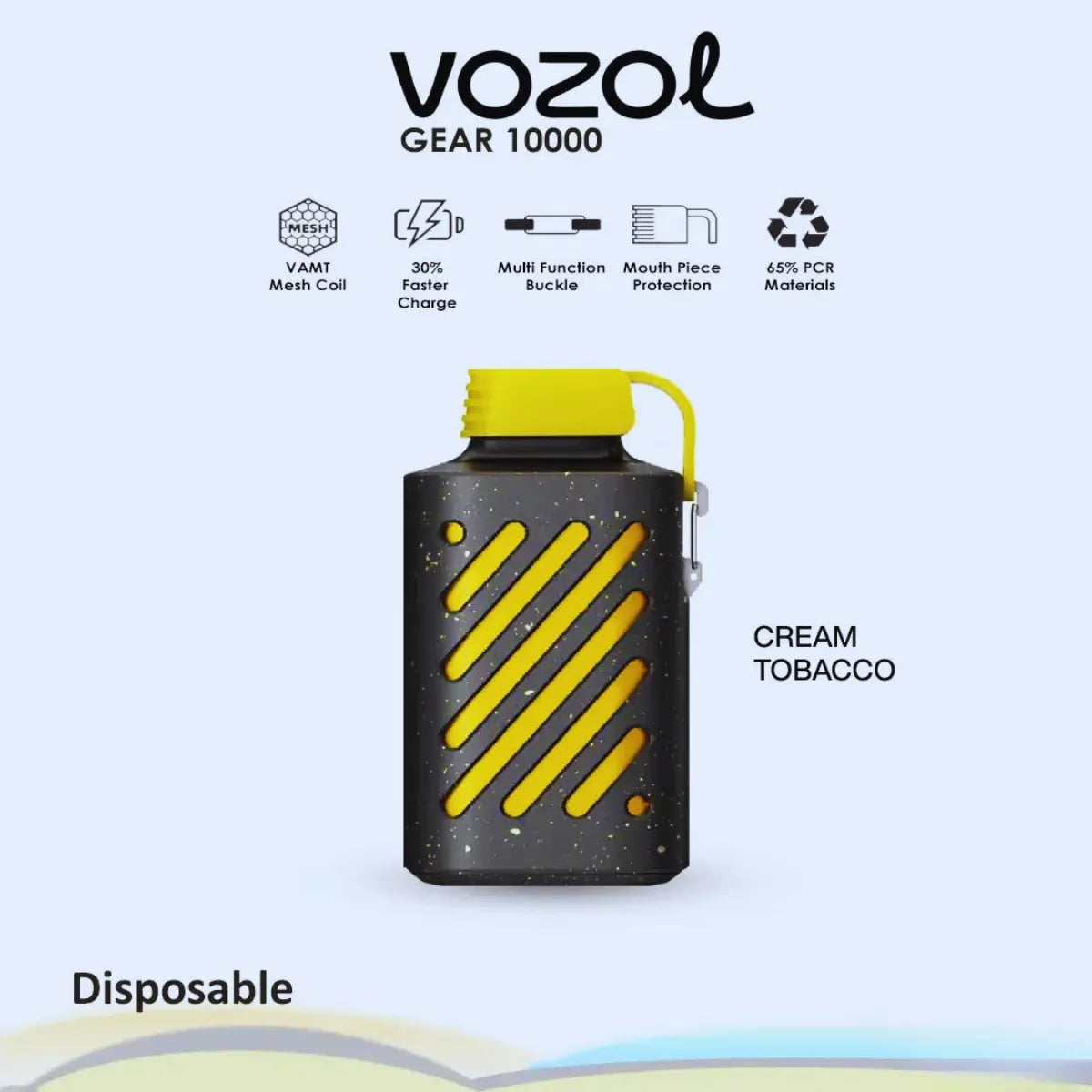 VOZOL GEAR 5% NICOTINE 10000 PUFFS DISPOSABLE VAPE