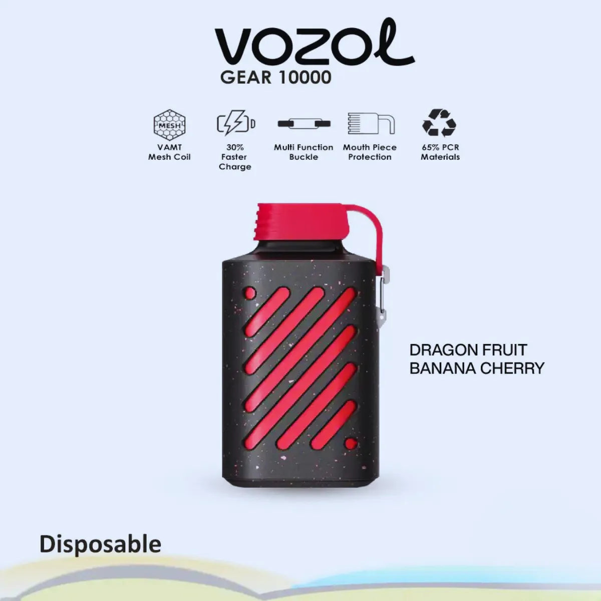 VOZOL GEAR 5% NICOTINE 10000 PUFFS DISPOSABLE VAPE