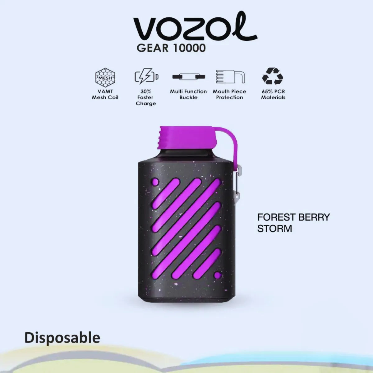 VOZOL GEAR 5% NICOTINE 10000 PUFFS DISPOSABLE VAPE