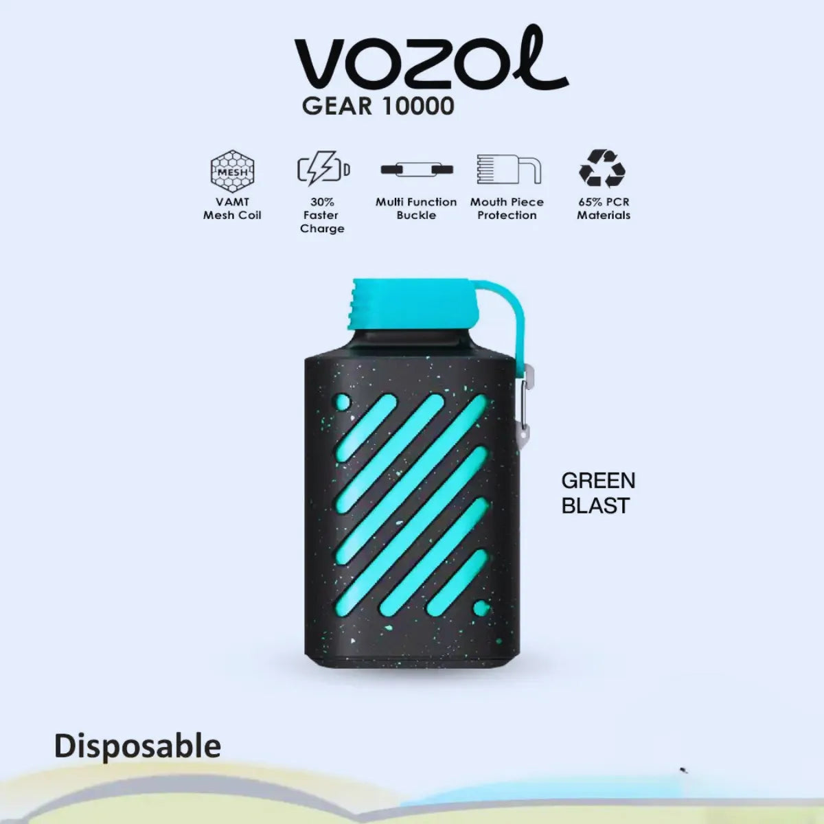 VOZOL GEAR 5% NICOTINE 10000 PUFFS DISPOSABLE VAPE