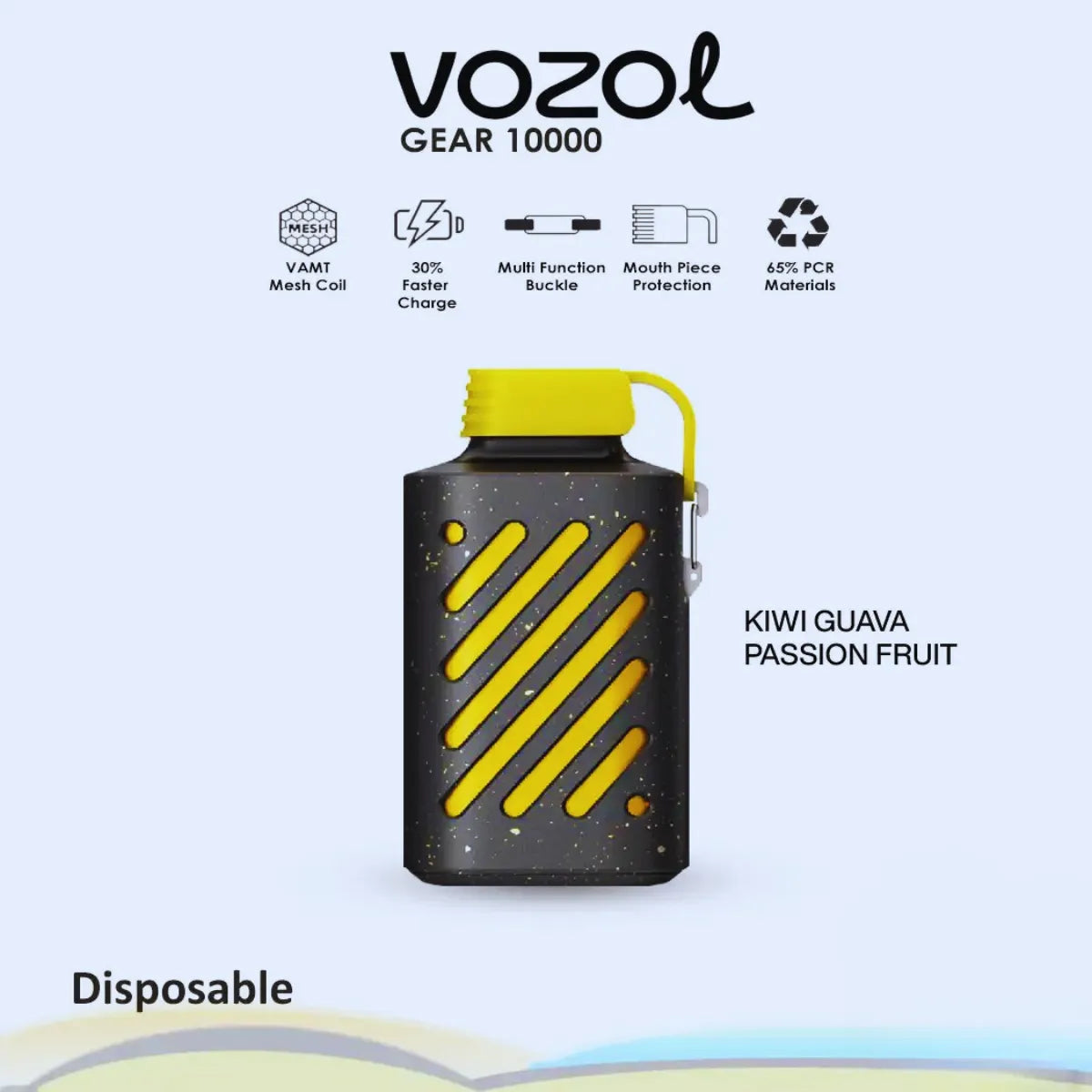 VOZOL GEAR 5% NICOTINE 10000 PUFFS DISPOSABLE VAPE