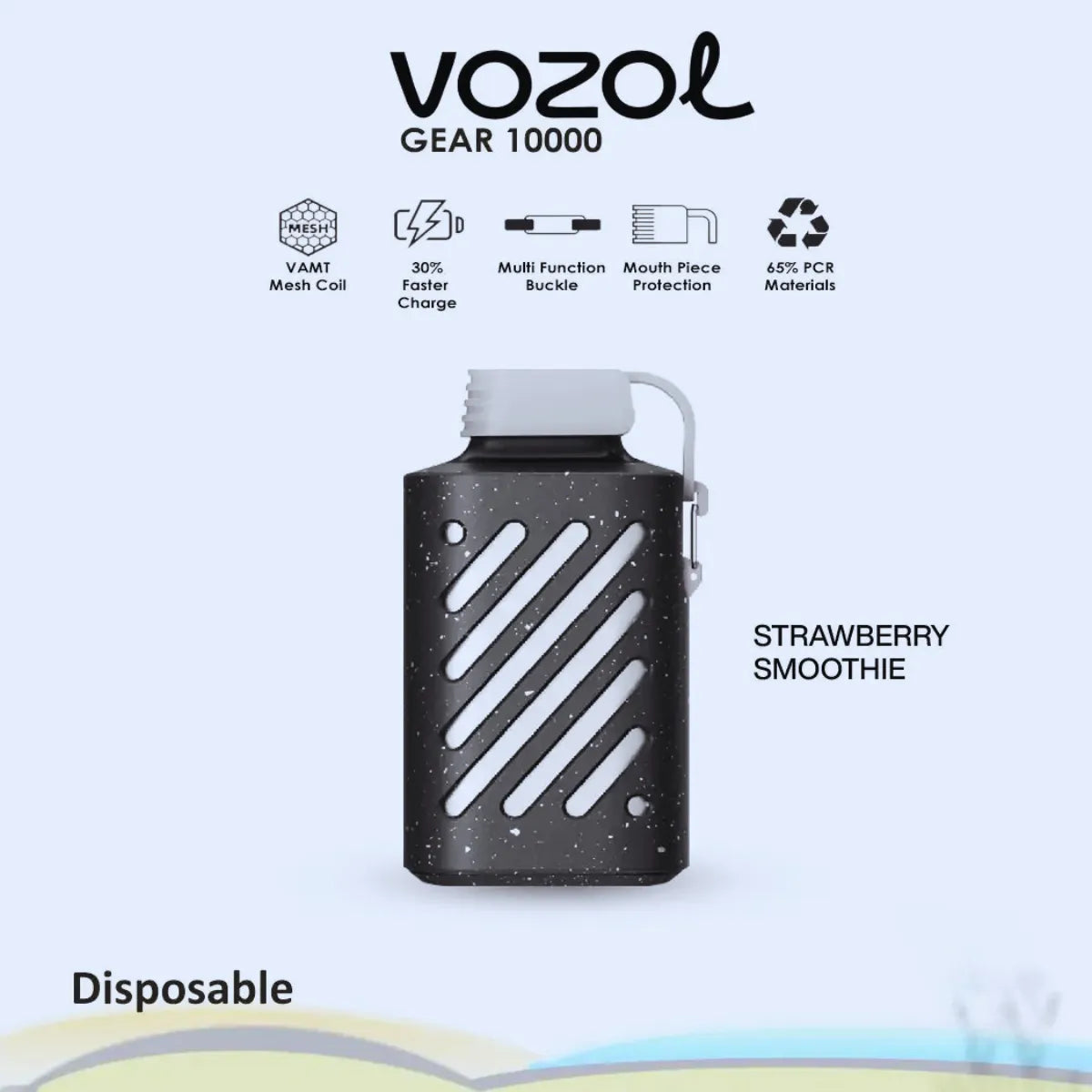 VOZOL GEAR 5% NICOTINE 10000 PUFFS DISPOSABLE VAPE
