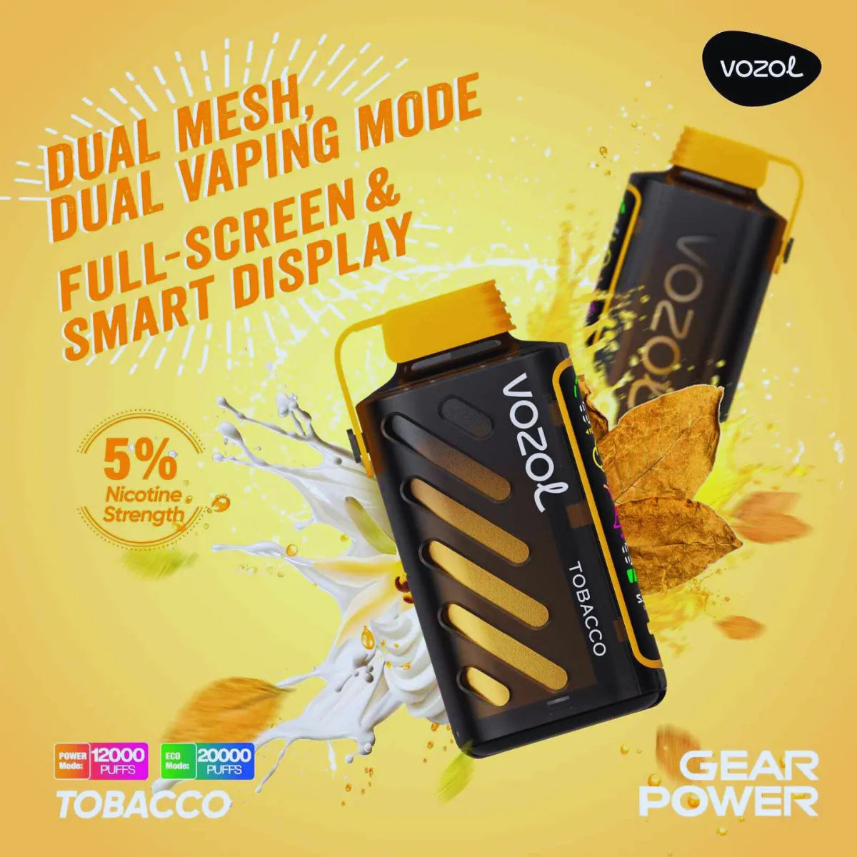 Vozol Gear Power 20000 Puffs Disposable Vape In Dubai