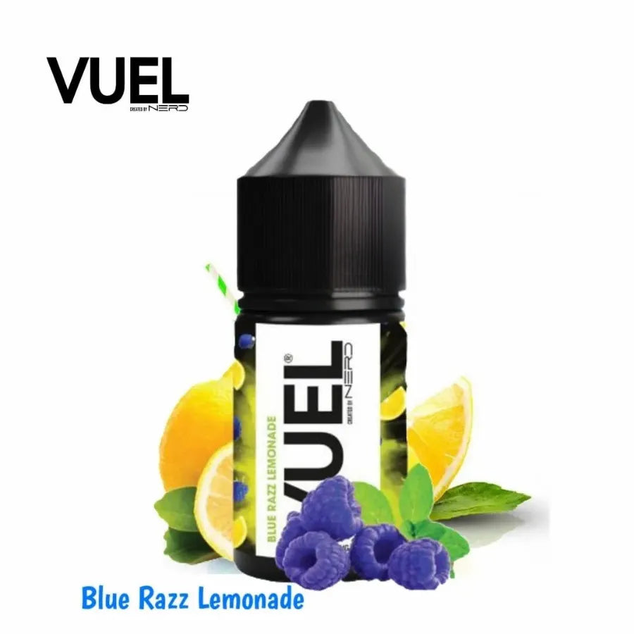 Blue Razz Lemonade  - VUEL Nerd Salt-Nic 30ml E-juice Created by Fraxlabs Nerd In Dubai, UAE 
