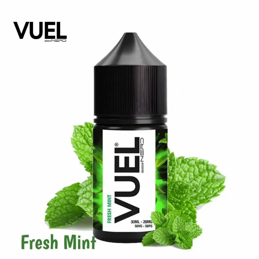 Fresh Mint  - VUEL Nerd Salt-Nic 30ml E-juice Created by Fraxlabs Nerd In Dubai, UAE 