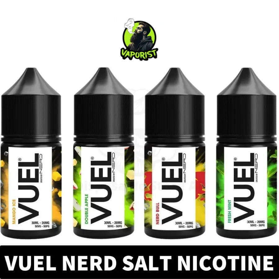 Best VUEL Nerd Salt-Nic 30ml E-juice Created by Fraxlabs Nerd In Dubai, UAE 