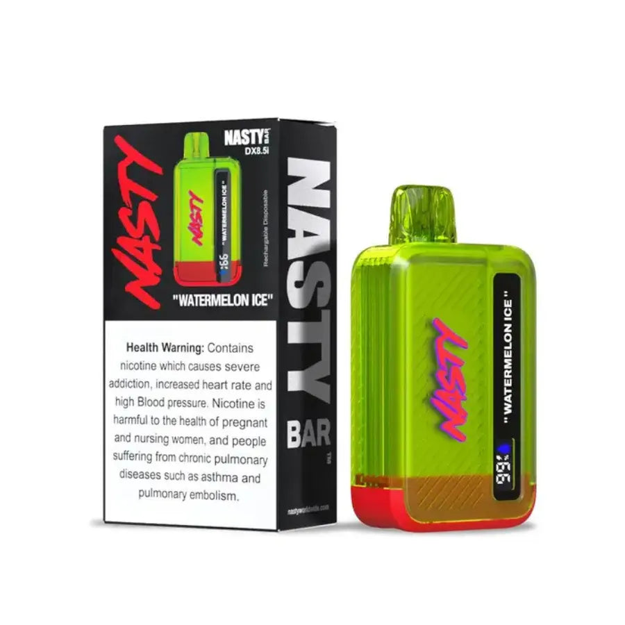 WatermelonIce- Nasty Bar 8500 Puffs Disposable Vape 20mg in Dubai, UAE