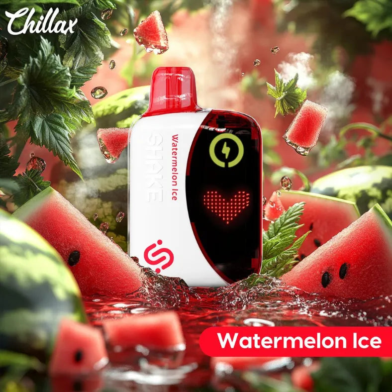 Watermelon Ice - Chillax Shake 22000 Puffs Disposable Vape 50mg in Dubai, UAE