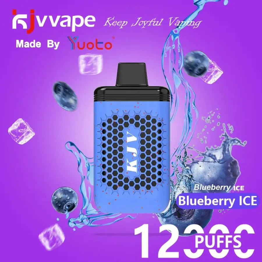 Blueberry Ice  - YUOTO KJV 12000 Puffs Disposable Vape 50mg in Dubai, UAE