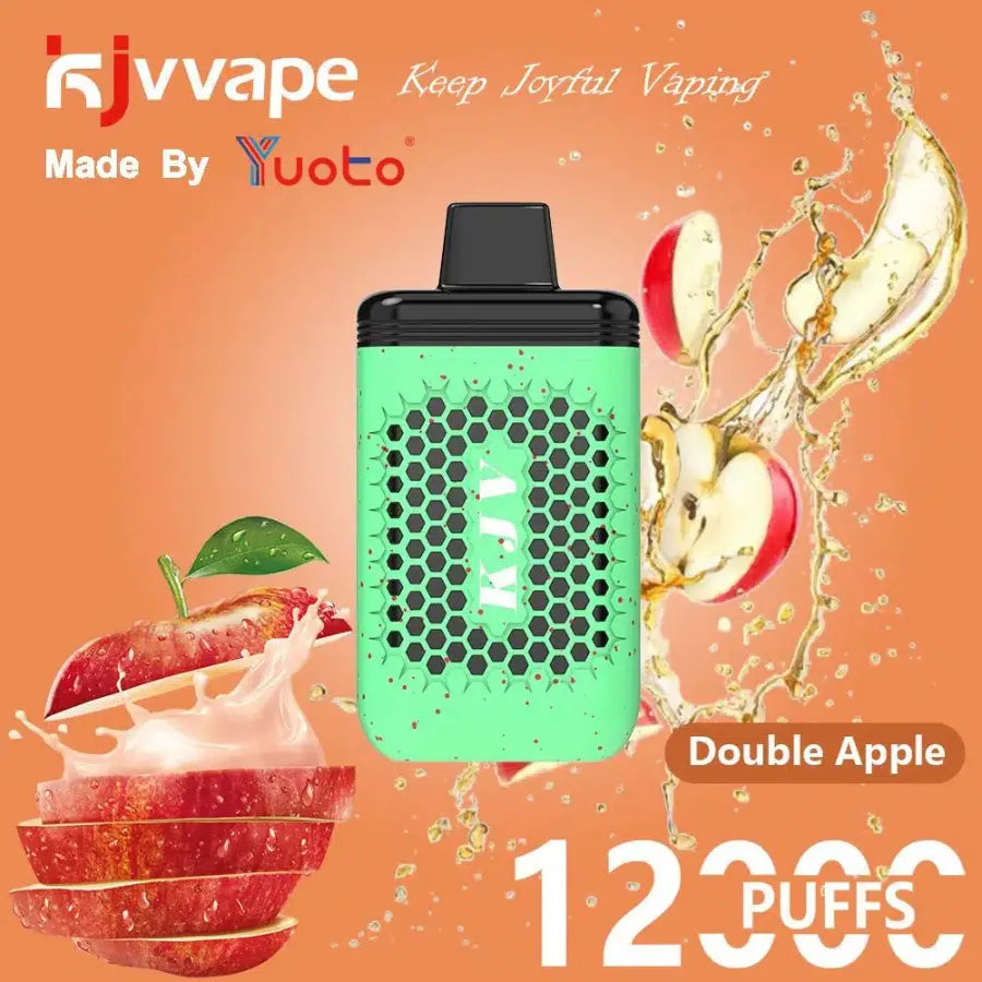 Double Apple  - YUOTO KJV 12000 Puffs Disposable Vape 50mg in Dubai, UAE