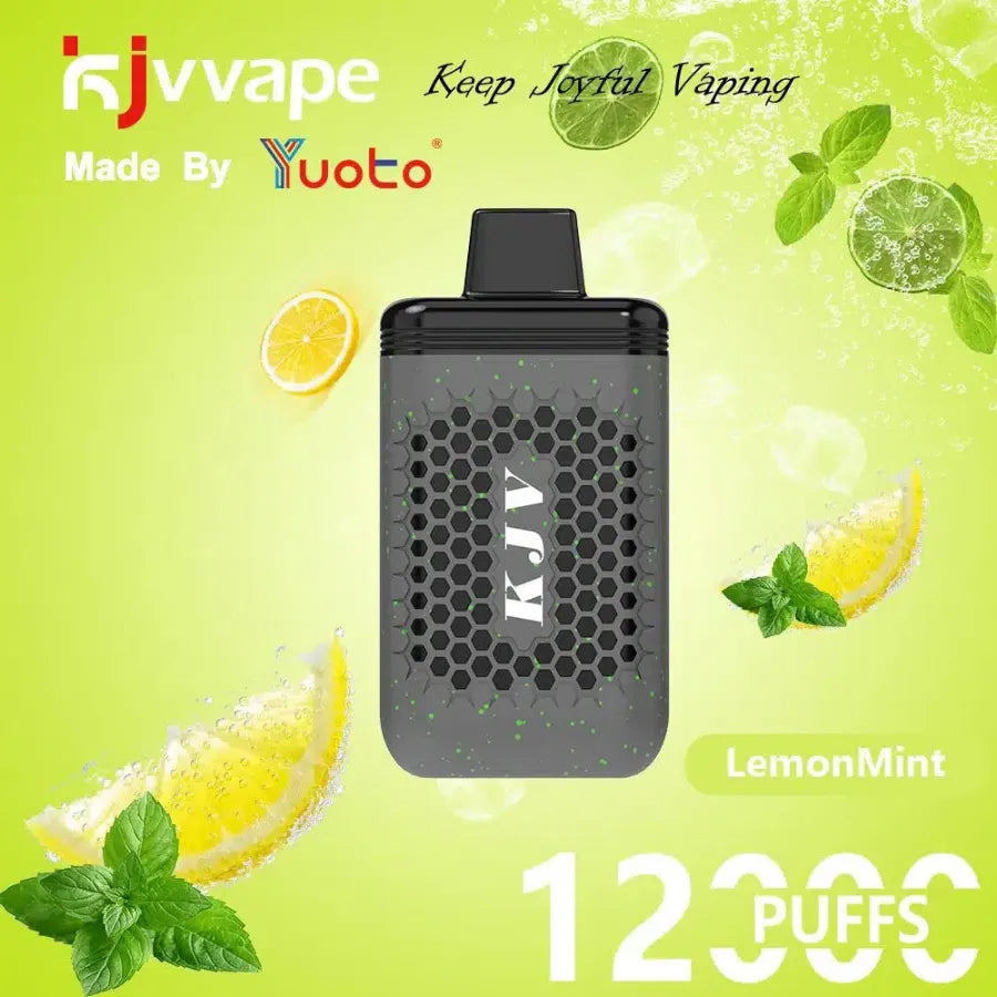 Lemon Mint  - YUOTO KJV 12000 Puffs Disposable Vape 50mg in Dubai, UAE