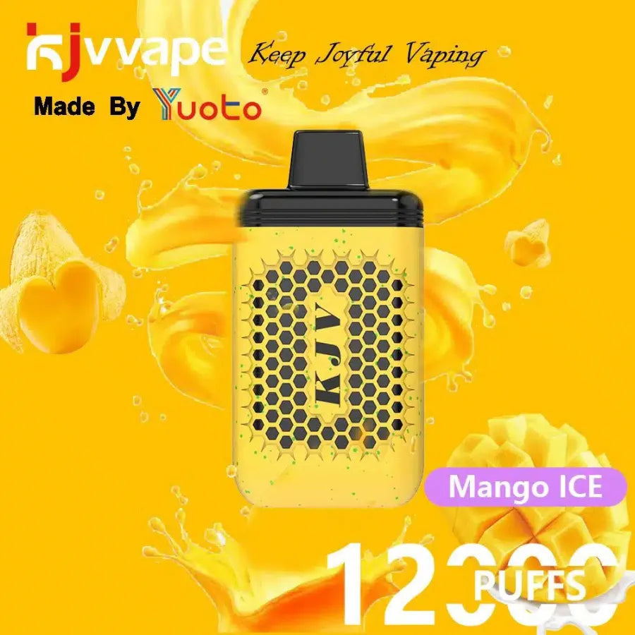 Mango Ice  - YUOTO KJV 12000 Puffs Disposable Vape 50mg in Dubai, UAE