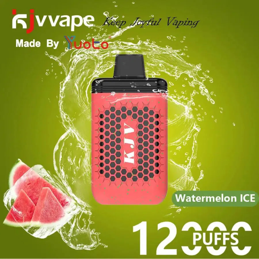 Watermelon Ice  - YUOTO KJV 12000 Puffs Disposable Vape 50mg in Dubai, UAE