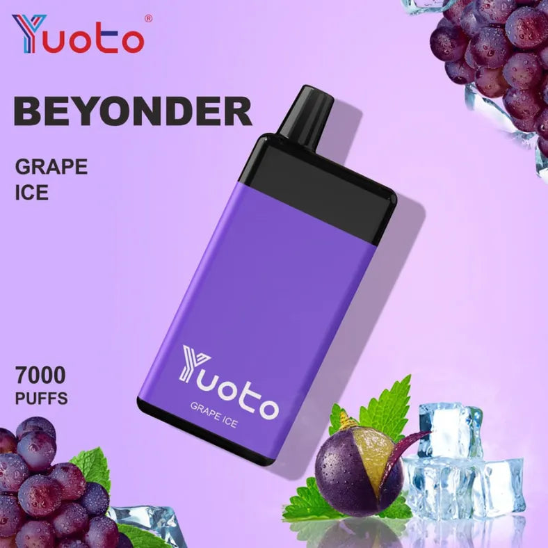 Grape Ice - Yuoto Beyonder 7000 Puffs Disposable Vape
in Dubai UAE
