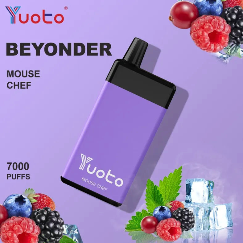 Mouse Chef - Yuoto Beyonder 7000 Puffs Disposable Vape
in Dubai UAE
