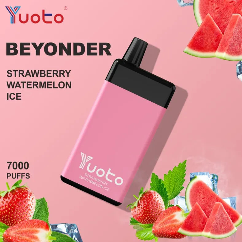 Watermelon Ice - Yuoto Beyonder 7000 Puffs Disposable Vape
in Dubai UAE