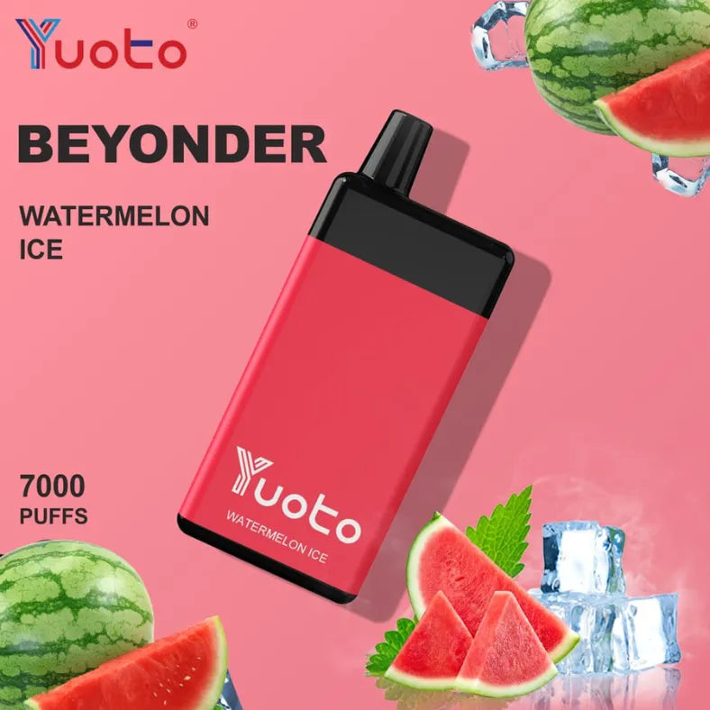 Watermelon ice - Yuoto Beyonder 7000 Puffs Disposable Vape
in Dubai UAE