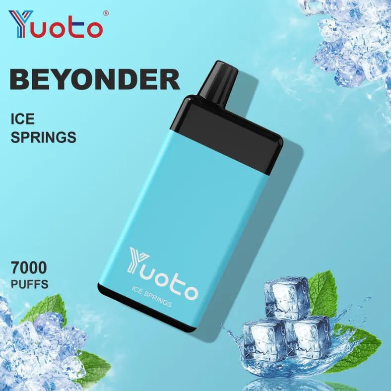 Ice springs - Yuoto Beyonder 7000 Puffs Disposable Vape
in Dubai UAE