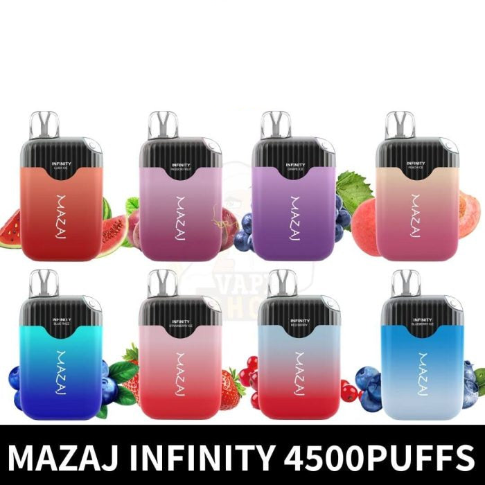 Mazaj Infinity Disposable 4500 Puffs 5% Rechargeable Vape