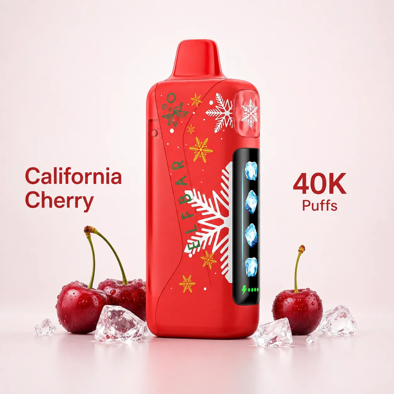 Elf Bar Ice King Pro 40000 Puffs California Cherry disposable vape